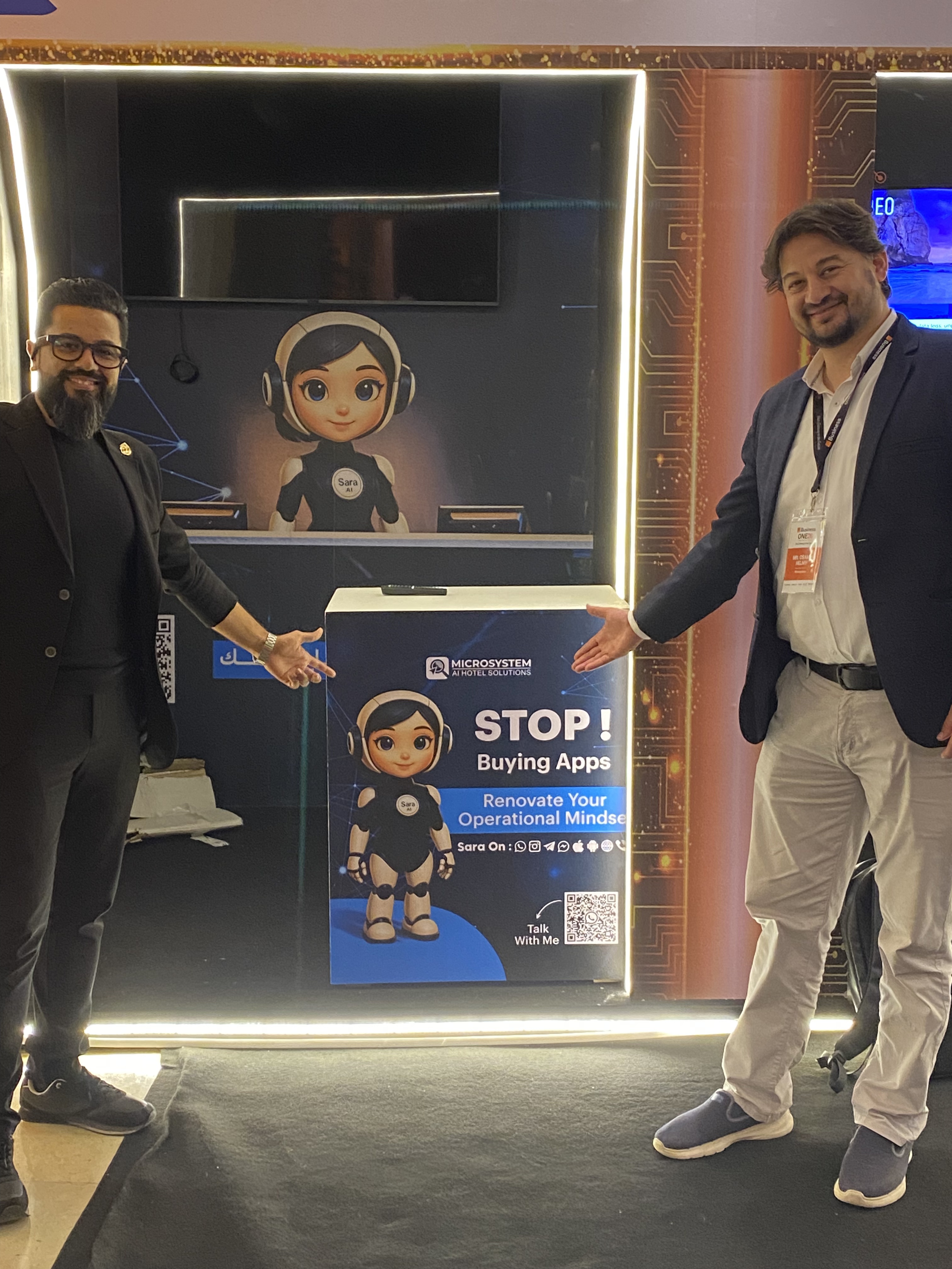 جناح Microsystem AI Hotel Solutions الفندقي بقمة شتيجنبرجر الداو
